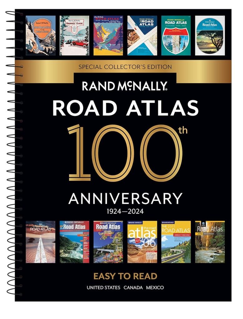 Rand McNally 2024 Midsize Easy to Read - 100th Anniversary Collector’s Edition     Spiral-bound – Special Edition, April 17, 2023